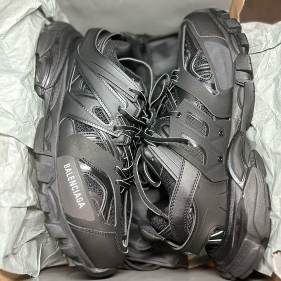 Balenciaga track runners triple black sz 11 US - Picture 1 of 5